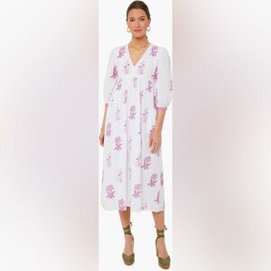 TUCKERNUCK Pink City Prints Lilac Agapanthus Lydia Dress